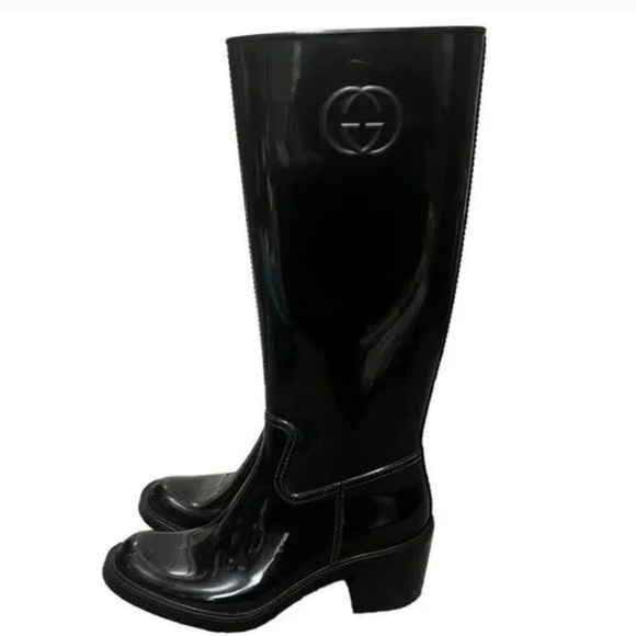 GUCCI RAIN BOOTS - Picture 1 of 2